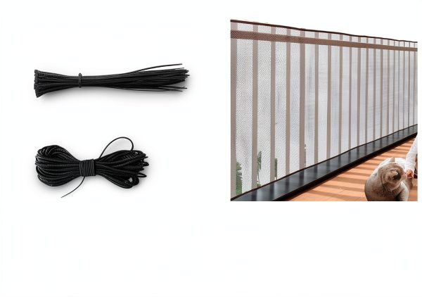 PetBalconyNet Cat Balcony Safety Net Durable Easy Install-0