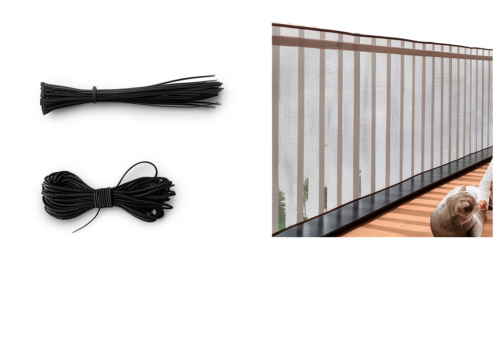 PetBalconyNet installed on a standard apartment balcony