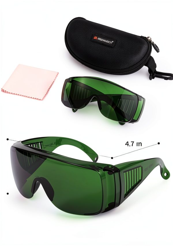 FreeMascot Laser Safety Goggles OD4+ UV Protection EN207-3