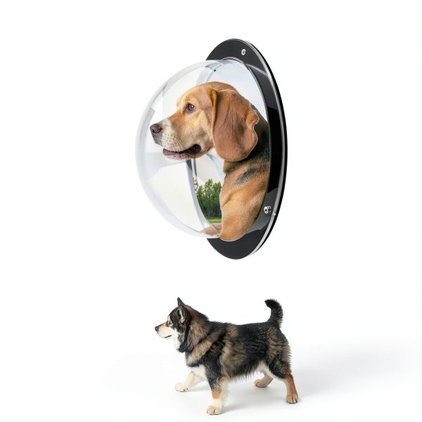 Kakalote Pet Window Durable Acrylic Dome Pet Fence-1