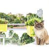 JUMXSRLE Cat Balcony Net Nylon Safety Barrier Pet Protection-0