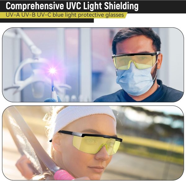 Geiserailie UV Safety Glasses Modern Polycarbonate-5