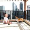JUMXSRLE Cat Balcony Net Wall Mount Pet Safety Barrier-0