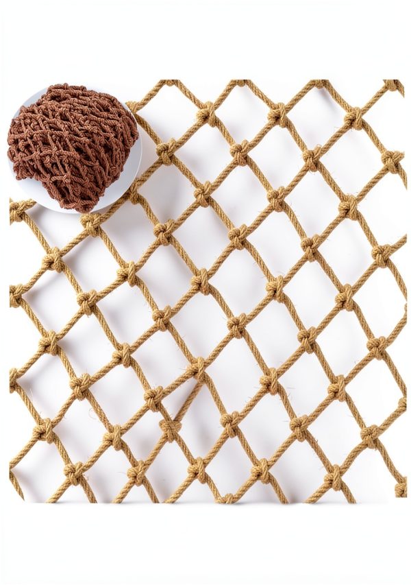 KACQI Jute Climbing Net Safety Pet Balcony Protection-0