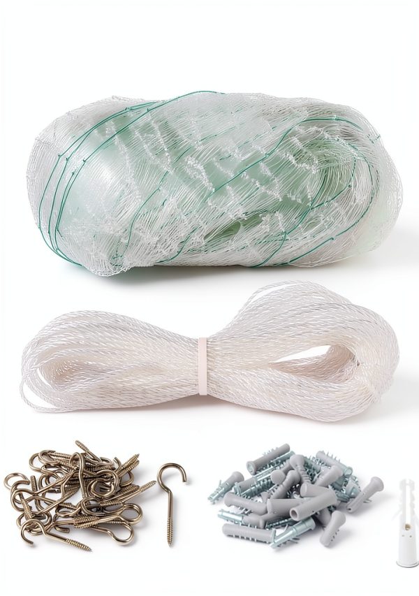 OMISTAR Cat Balcony Net Nylon Safety Barrier White-0