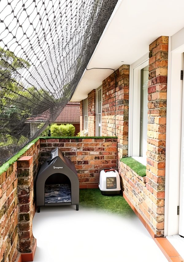 Cat Balcony Net Polyethene Square Catnets Pet Safety-7