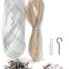 OMISTAR Cat Balcony Net Nylon Safety Barrier White-5