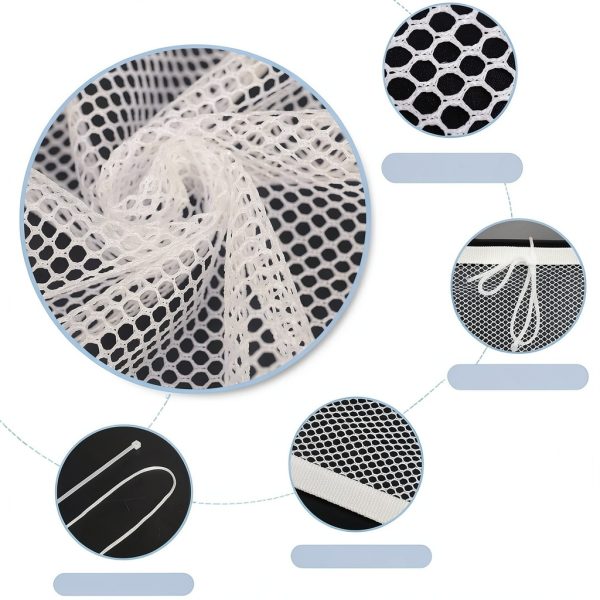 JUMXSRLE Cat Balcony Net Wall Mount Pet Safety Barrier-5