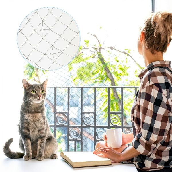 Shappy Cat Balcony Net Nylon Safety Pet Protection-4