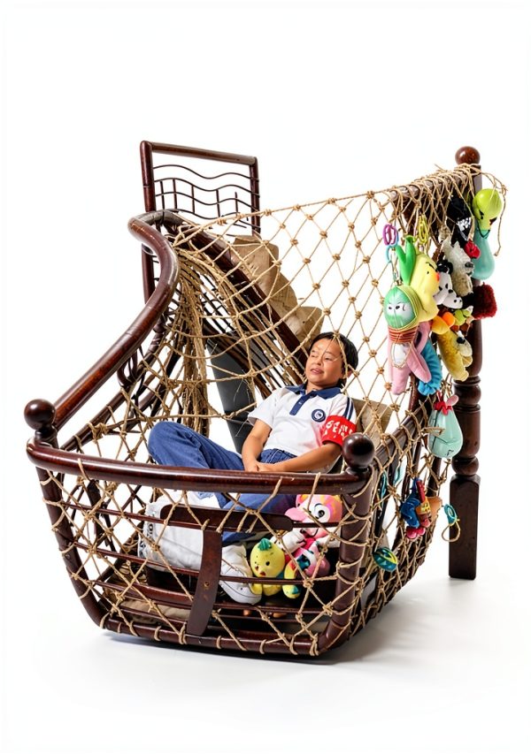 Jute Safety Net Custom Sizes Child Pet Protection Barrier-5