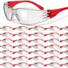 Safety Glasses Clear Polycarbonate Protective Eye Wear-0