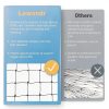 Pavo Cat Balcony Net HDPE Stainless Steel Pet Safety Screen-4