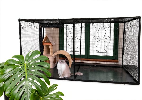 Pavo Cat Balcony Net Durable Aluminum Pet Safety Enclosure-3