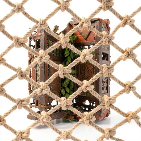 Jute Safety Net Custom Sizes Child Pet Protection Barrier-0