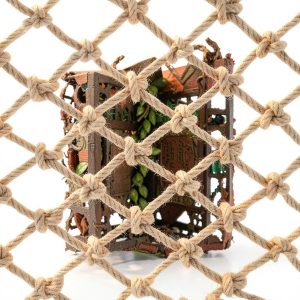 Jute Safety Net LGLFDJ Hemp Rope Truck Cargo Protection-0