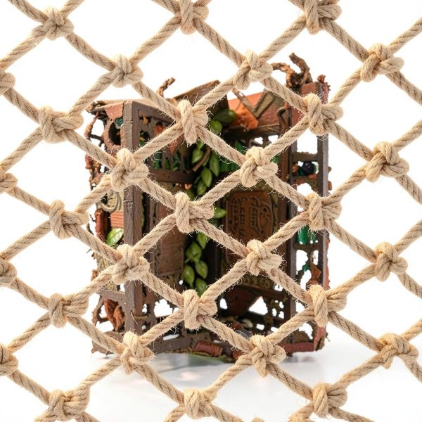 Jute Safety Net LGLFDJ Hemp Rope Truck Cargo Protection-0