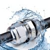Waterproof Cable Gland VIKKSAER Stainless Steel NPT Half Inch 2 Pack-5
