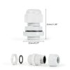 MECCANIXITY White Cable Gland Joint M12-M32 IP68 Waterproof-1