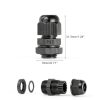 Cable Gland MECCANIXITY Black IP68 Joint 3.5‑6.5 mm to 22‑32 mm-1