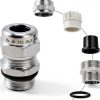 Waterproof Cable Gland VIKKSAER Stainless Steel NPT Half Inch 2 Pack-2