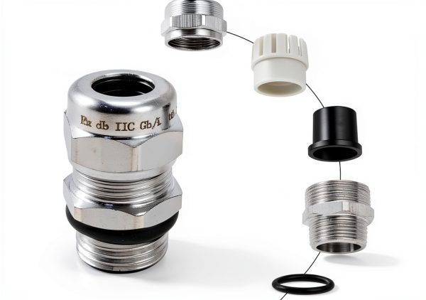 Waterproof Cable Gland VIKKSAER Stainless Steel NPT Half Inch 2 Pack-2