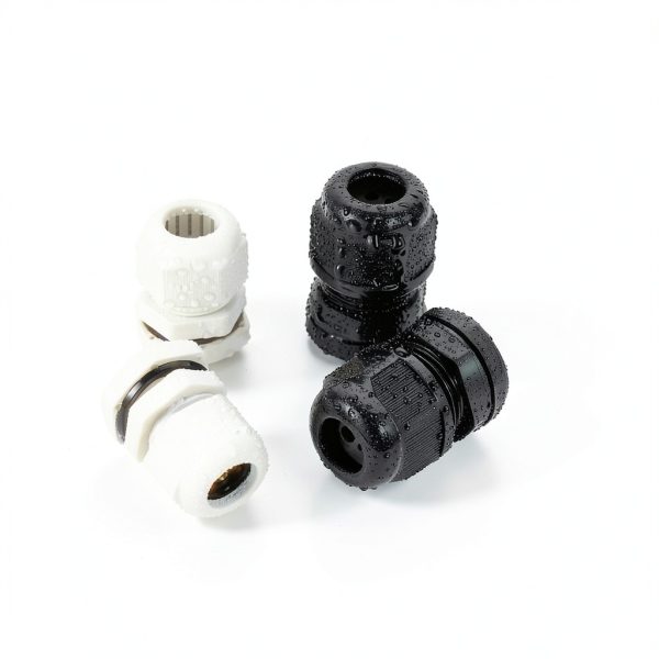 Cable Gland MECCANIXITY M25 5-6mm 5 Hole Waterproof Nylon Joint Black-3