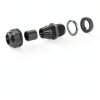 QILIPSU 10pcs M16L Long Thread Cable Gland Waterproof IP68 Nylon Strain Relief Cord Grip Cable Pass Through Wire Connector-6