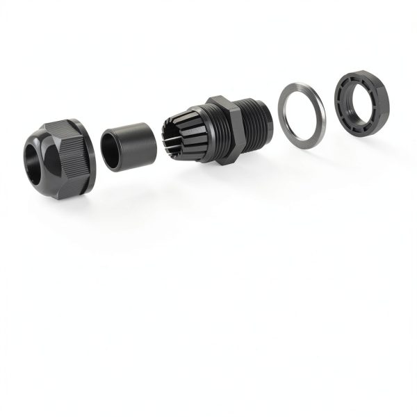 QILIPSU 10pcs M16L Long Thread Cable Gland Waterproof IP68 Nylon Strain Relief Cord Grip Cable Pass Through Wire Connector-6