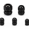 TICONN 20 Pcs IP68 Waterproof Cable Gland Kit NPT 1/4"-1" Black-3