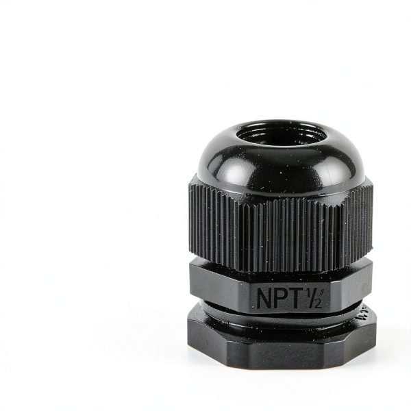 20pcs 1/2" NPT Cable Gland Waterproof Adjustable 6-12mm Through Cord Grip Cable Connectors Nylon Cable Gland Joints Wire Protectors(1/2'', 20PCS)-1