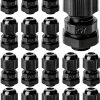 Cable Gland Bates Choice PG7 20 Pack Nylon Strain Relief Black-0