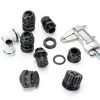 Cable Gland MECCANIXITY M25 5-6mm 5 Hole Waterproof Nylon Joint Black-2