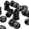 Cable Gland Bates Choice PG7 20 Pack Nylon Strain Relief Black-7
