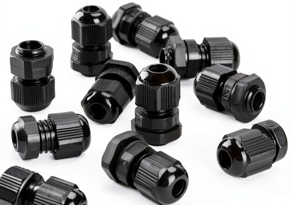 Cable Gland Bates Choice PG7 20 Pack Nylon Strain Relief Black-7