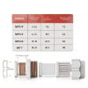 2pcs 1"NPT Nickel-Plated Copper Cable Gland GAGIRA Waterproof-4