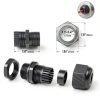 MGI SpeedWare 1/2 NPT Nylon Cable Gland Black Grommet 5-Pack-5