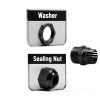 Cable Gland Bates Choice PG7 20 Pack Nylon Strain Relief Black-2