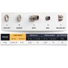 QILIPSU 10pcs M16L Long Thread Cable Gland Waterproof IP68 Nylon Strain Relief Cord Grip Cable Pass Through Wire Connector-4