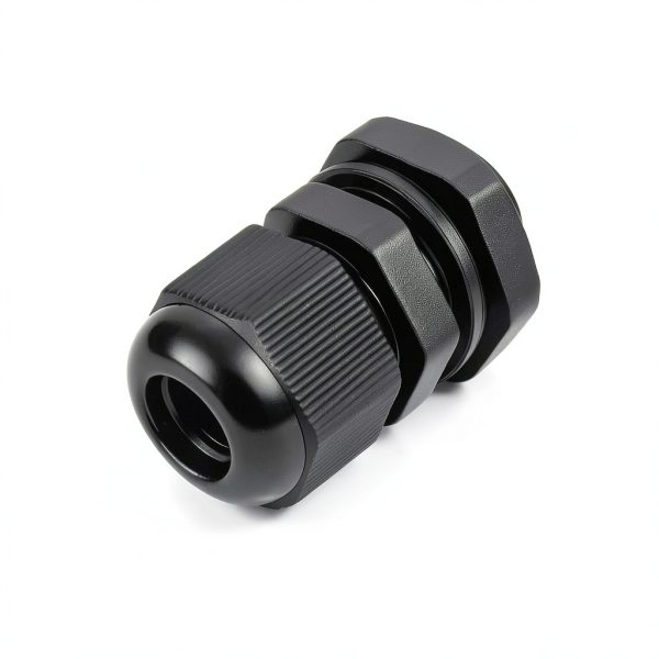 MGI SpeedWare 1/2 NPT Nylon Cable Gland Black Grommet 5-Pack-1