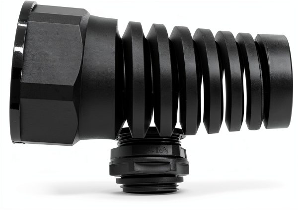 LifCratms NPT 1" Black Cable Gland IP68 Waterproof Nylon Joint 2‑Piece-2